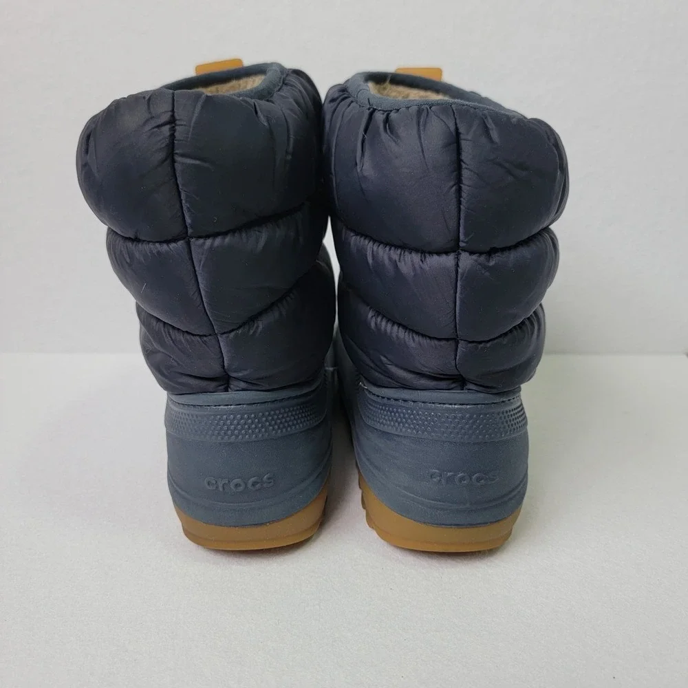 CROCS CLASSIC NEO PUFF WINTER SNOW RAIN INSULATED BOOT Size 1j Puffer Jibbets